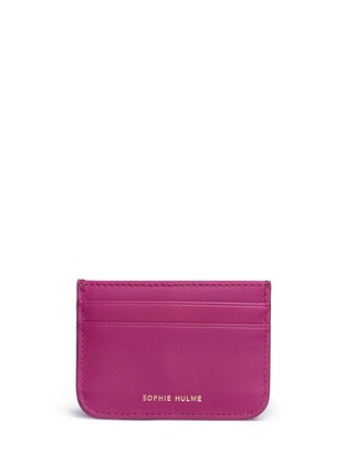 Figure View - Click To Enlarge - SOPHIE HULME - 'Rosebery' goggly eye leather card holder