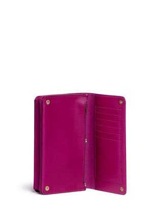 Figure View - Click To Enlarge - SOPHIE HULME - 'Richmond' leather foldover long wallet