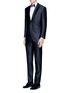 Figure View - Click To Enlarge - TOMORROWLAND - Slim fit silk tuxedo stripe wool pants