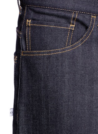 Detail View - Click To Enlarge - 72951 - Oversized cotton denim jeans