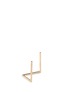 Main View - Click To Enlarge - SHIHARA - 'Post' 18k yellow gold wire single earring