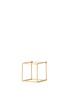 Main View - Click To Enlarge - SHIHARA - '3D' 18k yellow gold 10mm cube single earring