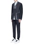 Figure View - Click To Enlarge - MARNI - Slim fit rolled cuff pants