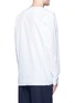 Back View - Click To Enlarge - MARNI - Drape front cotton shirt