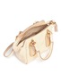 Detail View - Click To Enlarge - SEE BY CHLOÉ - 'Paige' mini smudged leather crossbody bag