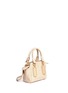 Front View - Click To Enlarge - SEE BY CHLOÉ - 'Paige' mini smudged leather crossbody bag
