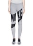 Main View - Click To Enlarge - NIKE - 'Leg-A-See Exploded' logo print leggings