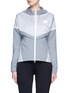 Main View - Click To Enlarge - NIKE - 'Bonded Windrunner' colourblock zip jacket