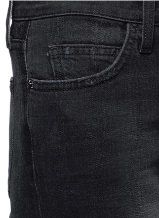 Detail View - Click To Enlarge - CURRENT/ELLIOTT - 'The Cropped Straight' let out cuff jeans