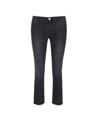 Main View - Click To Enlarge - CURRENT/ELLIOTT - 'The Cropped Straight' let out cuff jeans