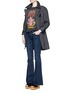 Figure View - Click To Enlarge - CURRENT/ELLIOTT - 'The Low Bell' flared jeans
