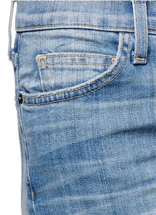 Detail View - Click To Enlarge - CURRENT/ELLIOTT - 'The Cropped Straight' distressed jeans
