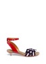 Main View - Click To Enlarge - ISABEL MARANT ÉTOILE - 'Polly' knot grosgrain band patent leather sandals