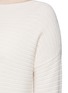 Detail View - Click To Enlarge - VINCE - Bateau neckline rib cashmere sweater