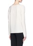 Back View - Click To Enlarge - VINCE - Bateau neckline rib cashmere sweater