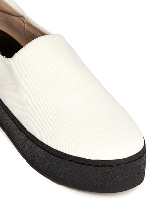 Detail View - Click To Enlarge - OPENING CEREMONY - Twill flatform skate slip-ons