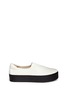 Main View - Click To Enlarge - OPENING CEREMONY - Twill flatform skate slip-ons