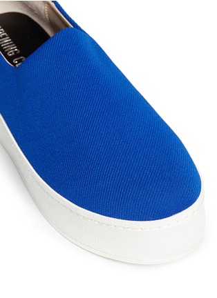 Detail View - Click To Enlarge - OPENING CEREMONY - Twill flatform skate slip-ons