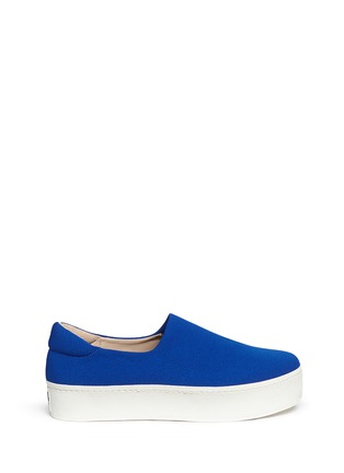 Main View - Click To Enlarge - OPENING CEREMONY - Twill flatform skate slip-ons