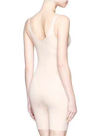 Back View - Click To Enlarge - SPANX BY SARA BLAKELY - 'Thinstincts' open bust mid thigh bodysuit