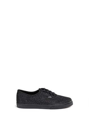 Main View - Click To Enlarge - VANS - 'Authentic Lo Pro' glitter mesh kids sneakers