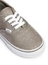 Detail View - Click To Enlarge - VANS - 'Authentic' glitter textile toddler sneakers