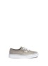 Main View - Click To Enlarge - VANS - 'Authentic' glitter textile kids sneakers