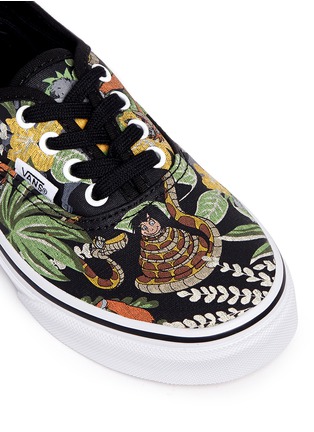 Detail View - Click To Enlarge - VANS - x Disney 'Authentic' The Jungle Book print canvas kids sneakers