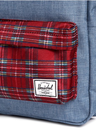 Detail View - Click To Enlarge - HERSCHEL SUPPLY CO. - 'Heritage' tartan print kids backpack