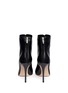 Back View - Click To Enlarge - GIANVITO ROSSI - Corset lace-up leather peep toe boots