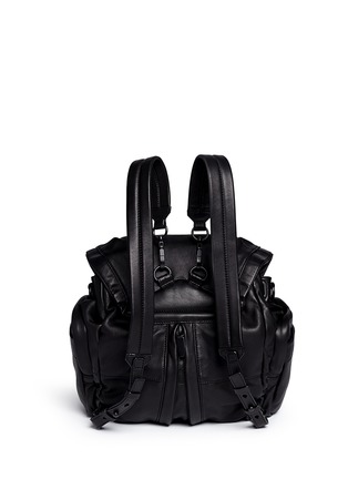 Back View - Click To Enlarge - ALEXANDER WANG - 'Marti' washed leather three-way backpack