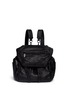 Main View - Click To Enlarge - ALEXANDER WANG - 'Marti' washed leather three-way backpack