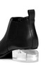 Detail View - Click To Enlarge - ALEXANDER WANG - 'Kori' Plexiglas heel leather ankle boots