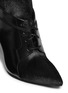 Detail View - Click To Enlarge - ALEXANDER WANG - 'Ryan' calf hair leather ankle boots