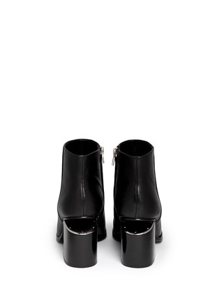 Back View - Click To Enlarge - ALEXANDER WANG - 'Gabi' cutout heel leather boots