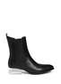Main View - Click To Enlarge - ALEXANDER WANG - 'Anouck' Plexiglas heel leather ankle boots