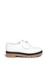 Main View - Click To Enlarge - ALEXANDER WANG - 'Dillion' twist lock leather platform shoes