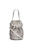 Main View - Click To Enlarge - ALEXANDER WANG - 'Diego' small calf hair panel leather bucket bag