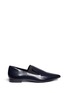 Main View - Click To Enlarge - ALEXANDER WANG - 'Jamie' elastic band leather slip-ons