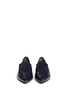 Figure View - Click To Enlarge - ALEXANDER WANG - 'Jamie' elastic band leather slip-ons