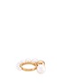  - TASAKI - 'Shell' freshwater pearl 18k yellow gold ring