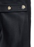 Detail View - Click To Enlarge - VICTORIA BECKHAM - Asymmetric belted wool felt midi skirt