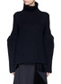 Main View - Click To Enlarge - VICTORIA BECKHAM - Puff sleeve turtleneck sweater