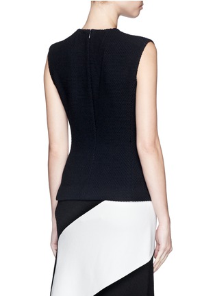 Back View - Click To Enlarge - VICTORIA BECKHAM - Mock button sleeveless top