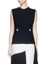 Main View - Click To Enlarge - VICTORIA BECKHAM - Mock button sleeveless top