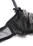 Detail View - Click To Enlarge - L'AGENT - 'Grace' foil lace non-padded demi bra