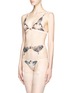 Figure View - Click To Enlarge - L'AGENT - 'Dani' peony lace soft cup bra