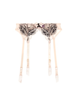 Main View - Click To Enlarge - L'AGENT - 'Dani' peony lace tulle suspenders