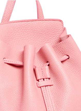 Detail View - Click To Enlarge - MANSUR GAVRIEL - Mini tumbled leather backpack