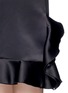 Detail View - Click To Enlarge - FYODOR GOLAN - 'Orchid Fontana' ruffle satin mini dress